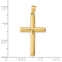 14k Polished Cross Pendant