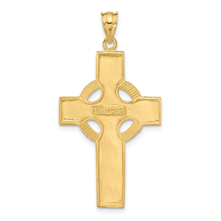 14k Celtic Cross Pendant