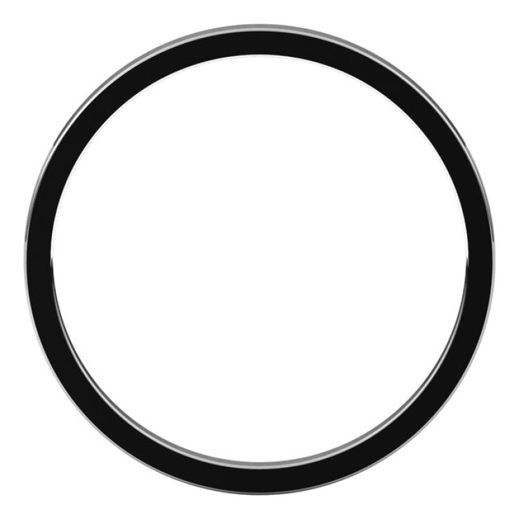 14K White Gold 1.5 mm Flat Band Size 6