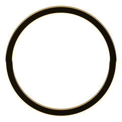 14K Yellow Gold 1 mm Flat Band Size 5.5