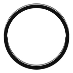 14K White Gold 2.5 mm Flat Band Size 6