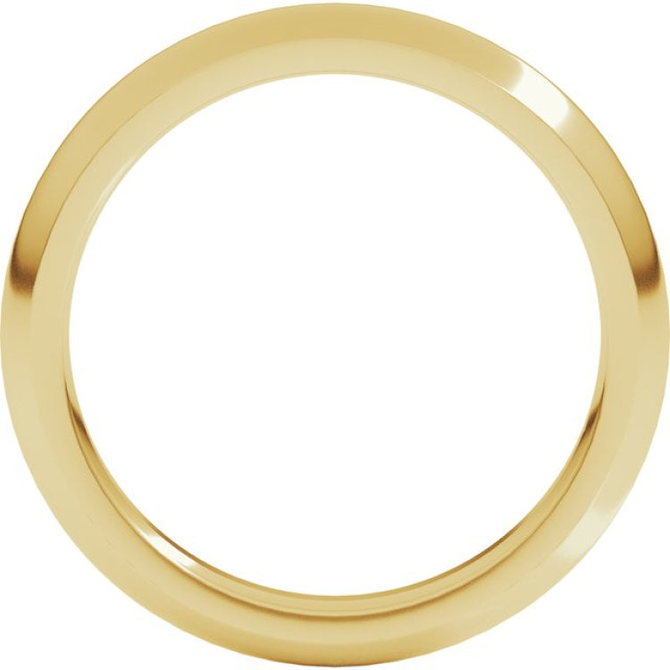 10K Yellow Gold 3 mm Comfort-Fit Half Round Band Size 9