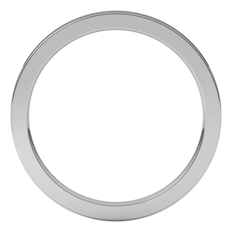 Platinum 1.5 mm Comfort-Fit Flat Band Size 7