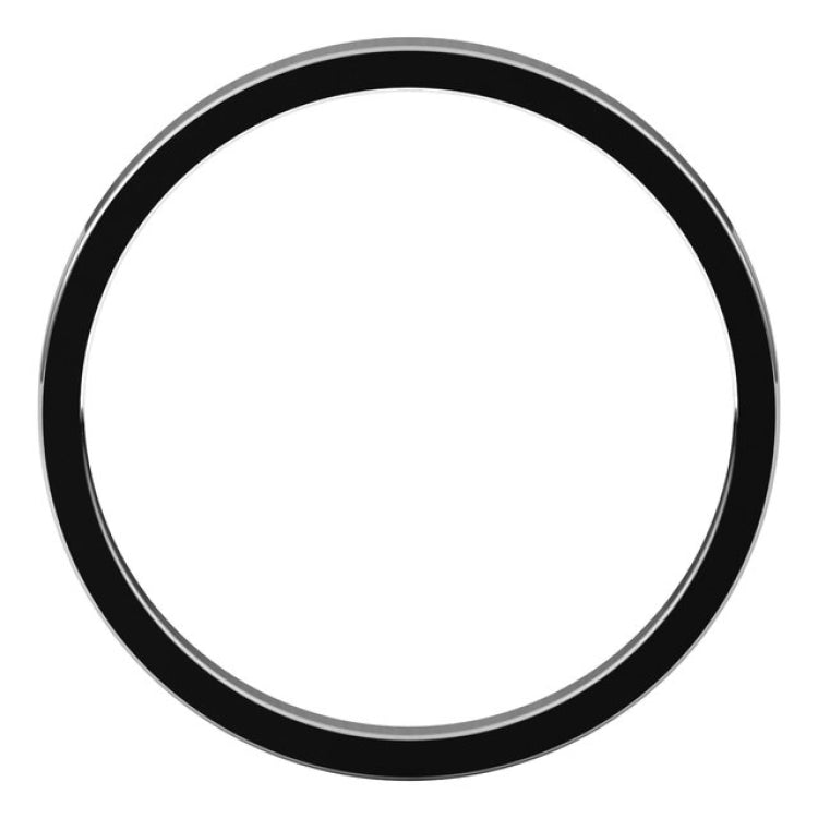 14K White Gold 2 mm Flat Band Size 11