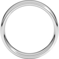Platinum 6 mm Comfort-Fit European-Style Band Size 9