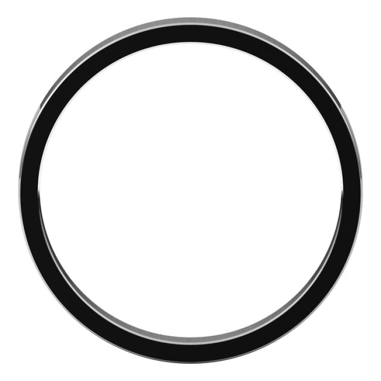14K White Gold 2.5 mm Flat Band Size 7.5