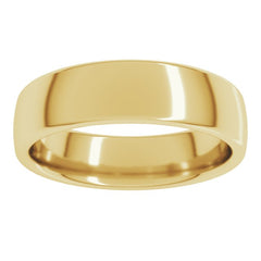 10K Yellow Gold 5.5 mm Comfort-Fit European-Style Band Size 10