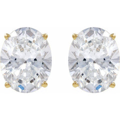 14K Yellow Gold 3/4 CTW Natural Diamond Earrings