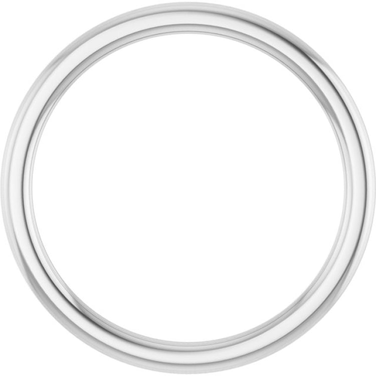 Platinum 1.5 mm Comfort-Fit European-Style Band Size 4.5